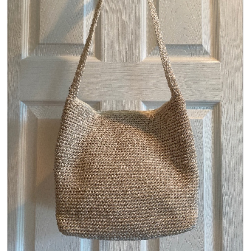 Sak Natural Tan Woven Shoulder Handbag - Picture 2 of 5